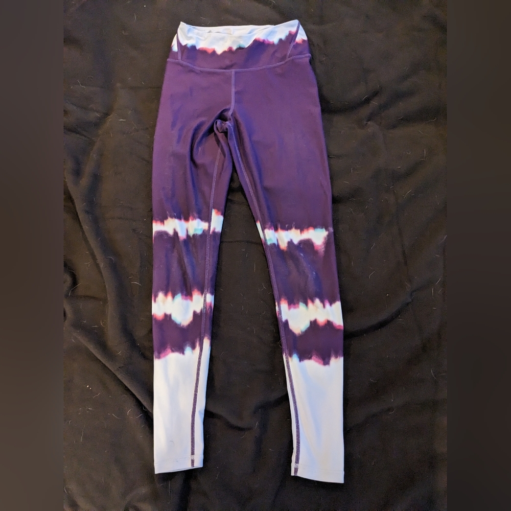 XS Manduka watercolor yoga pants